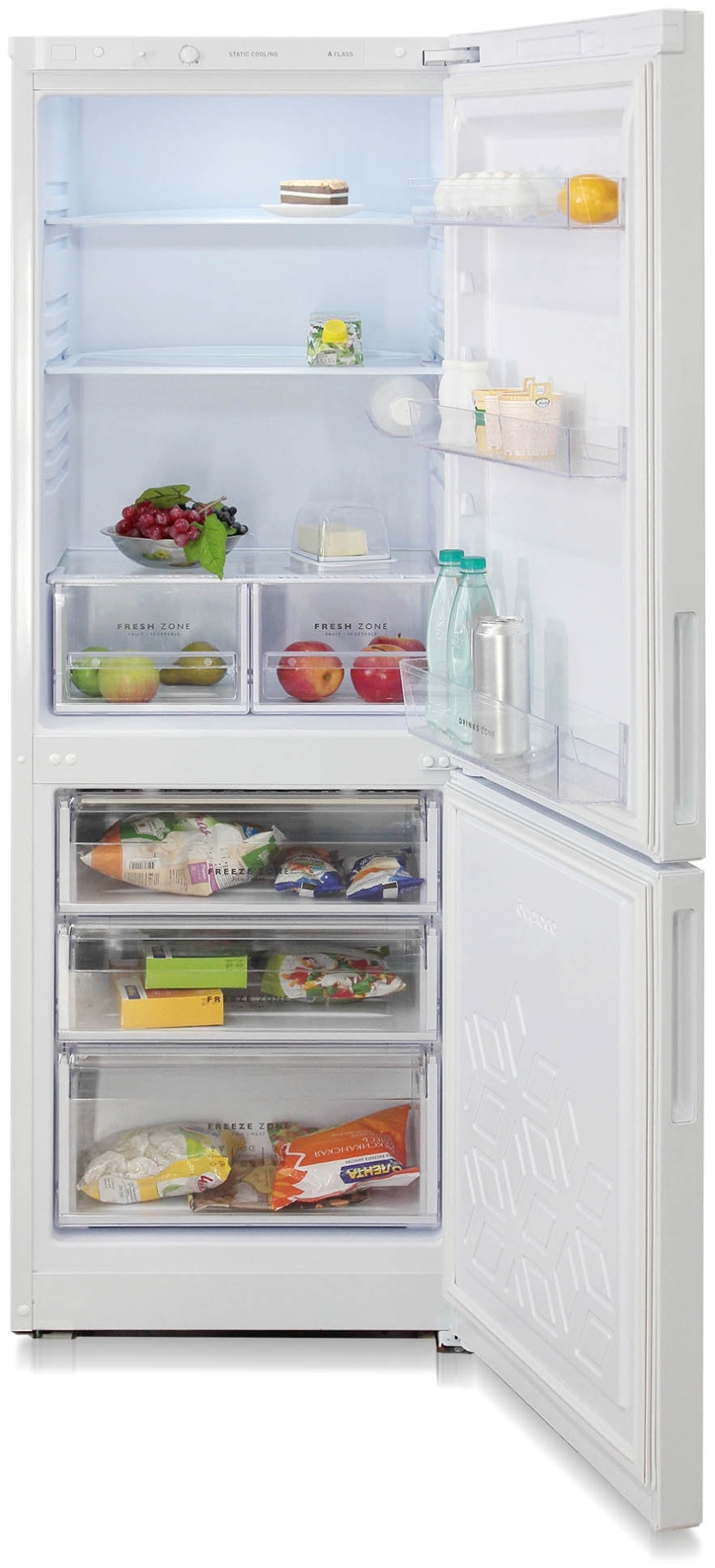Refrigerator Biryusa 6033 white-slide-2