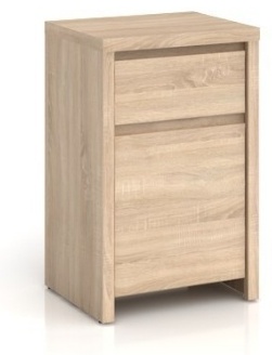 Caspian 029 Chest of drawers KOM 1D1S_P (Sonoma oak)-slide-1