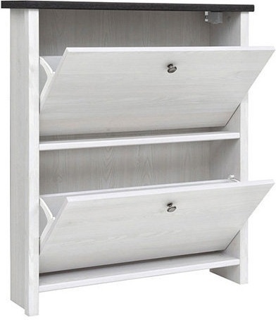 Porto Shoe cabinet SFB2B (janni/larico pine)-slide-1