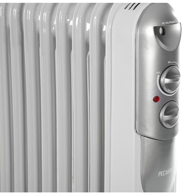 Oil radiator Resanta OMPT-9N gray-thumb-2